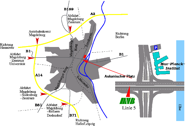 Anfahrt zum MPI, web groß